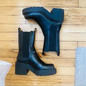 Black Chunky Boots